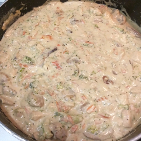 Creamy Broccoli-Chicken Soup