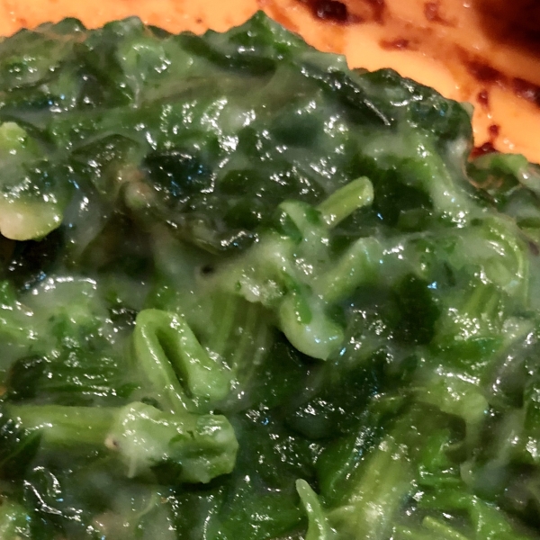 Quick Creamed Spinach