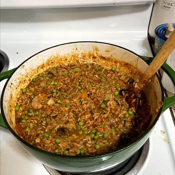 Shrimp and Smoked Sausage Jambalaya
