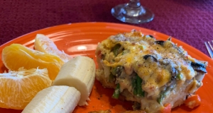 Overnight Asparagus Mushroom Strata