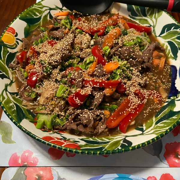 Sizzling Bison Steak Stir-Fry