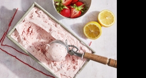 Strawberry-Lemon Ice Cream