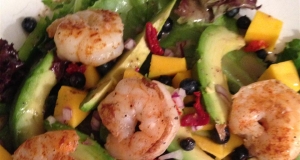Summer Fruit, Shrimp, and Avocado Salad