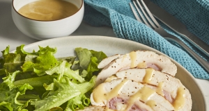 Cordon Bleu Rollups with Honey-Mustard Wine Sauce