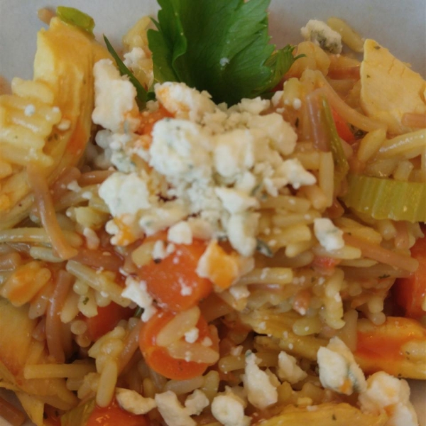 Buffalo Chicken & Rice Skillet