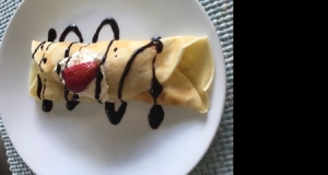 Creamy Strawberry Crepes