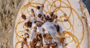 Freezer Caramel Drizzle Pie