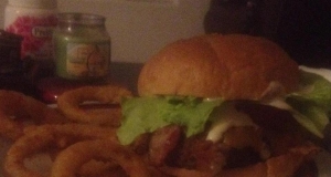 Juicy Deer and Bacon Burgers