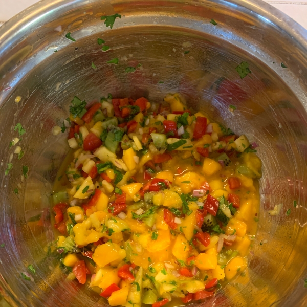 Pineapple and Mango Salsa