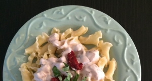 Creamy Eggplant Campanelle