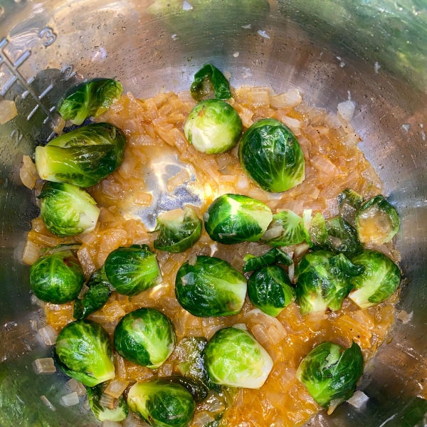Instant Pot Roasted Brussels Sprouts