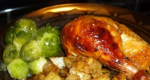 Orange, Tea, Bourbon-Brined Paprika Butter Turkey