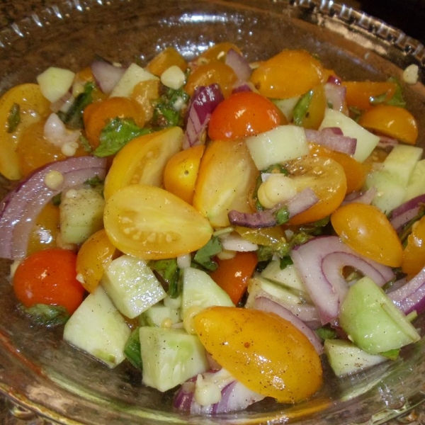 Easy Cherry Tomato Corn Salad