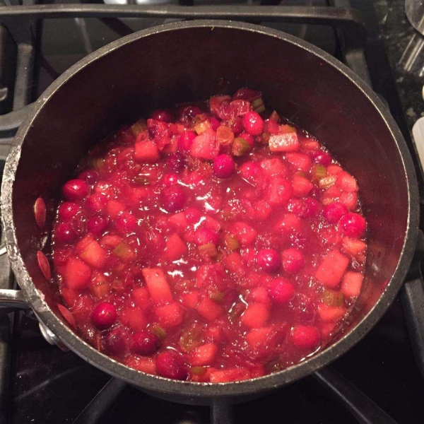 Spiced Cranberry Apple Chutney