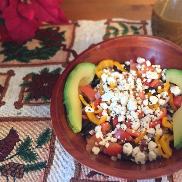Garden Fresh Farro Bowl with Balsamic Dressing