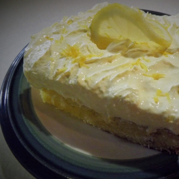 Lemon Cooler Cream Cake