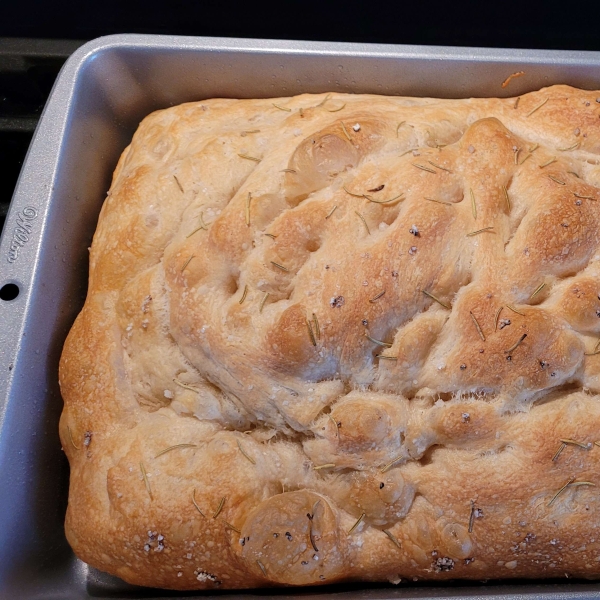 No-Knead Big Bubble Focaccia