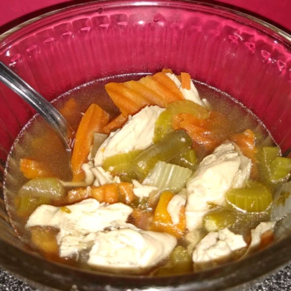 Low-Carb Chicken Vegetable Soup