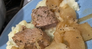Garlic Herb Pork Medallions with Apples
