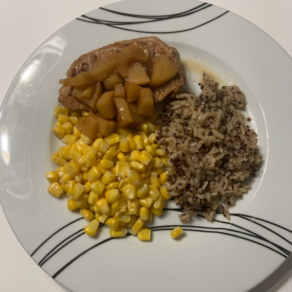Garlic Herb Pork Medallions with Apples