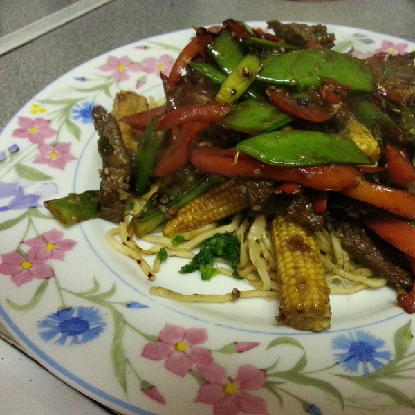Singapore Beef Stir-Fry
