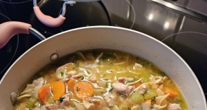 Chicken Noodle Soup with Egg Noodles