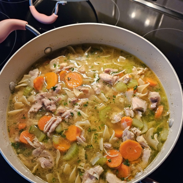 Chicken Noodle Soup with Egg Noodles