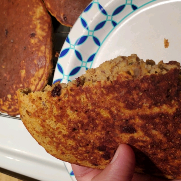 Sweet Potato Banana Pancakes