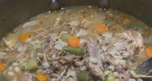 Hearty Barley Turkey Soup