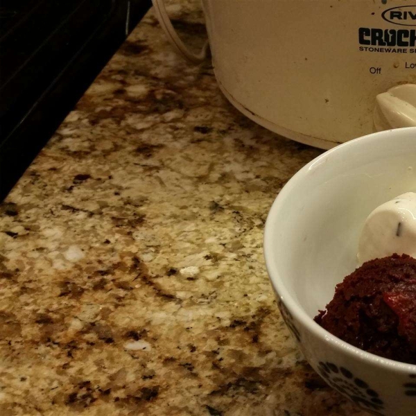 Chocolate Cherry Slow Cooker Cake