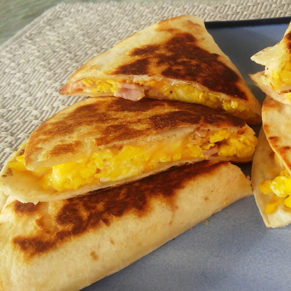 Ham, Egg, and Cheese Quesadillas