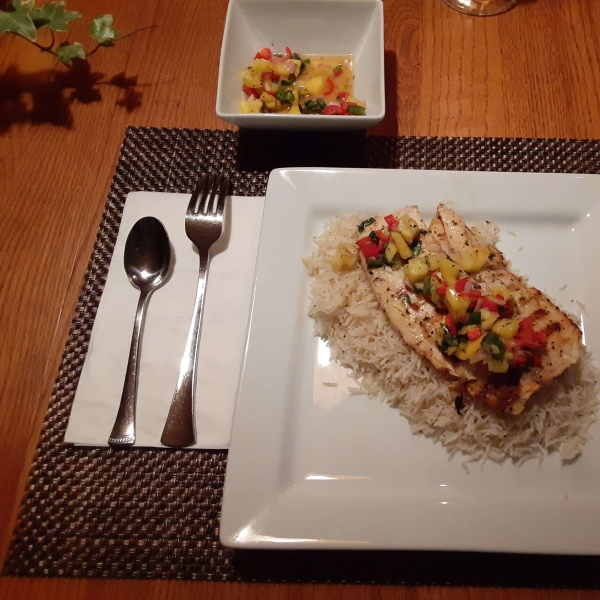Grilled Tilapia with Mango Salsa