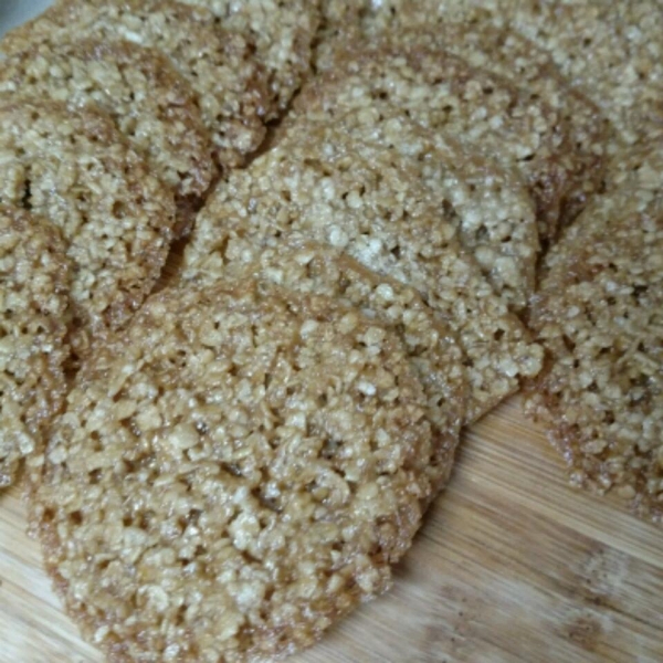 Butterscotch Lace Cookies