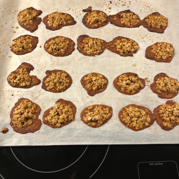 Butterscotch Lace Cookies