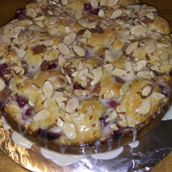 Raspberry Almond Coffeecake