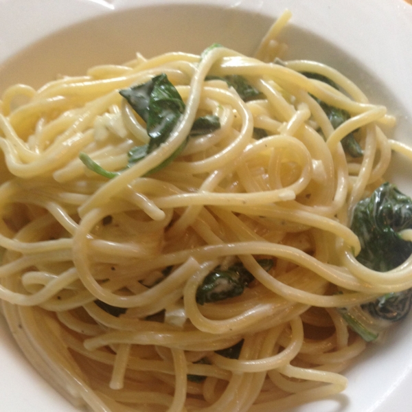 Creamy Gorgonzola Spinach Pasta
