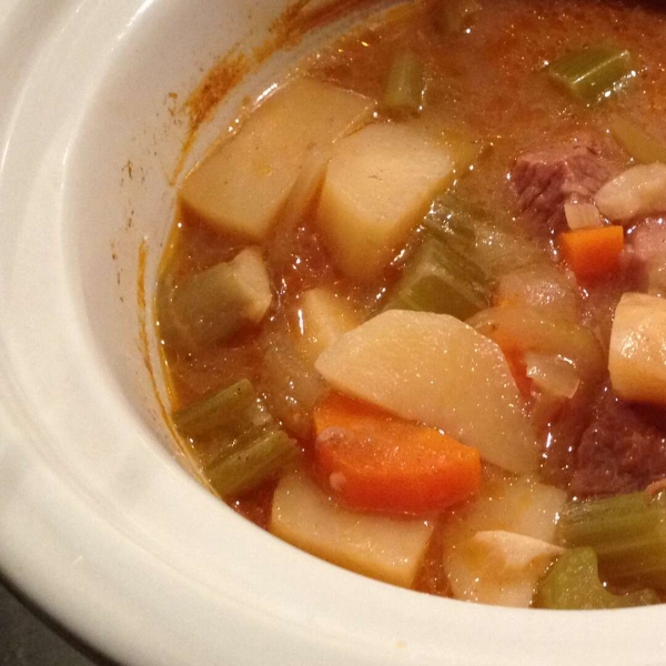 Healthier Slow Cooker Beef Stew I
