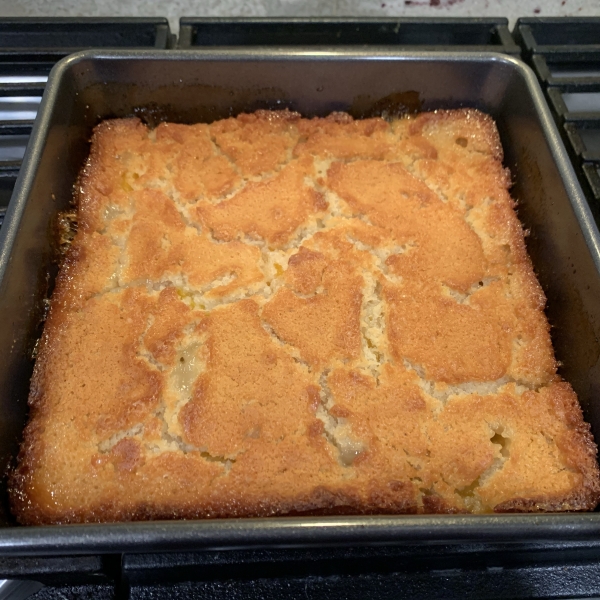 Classic Bisquick Peach Cobbler