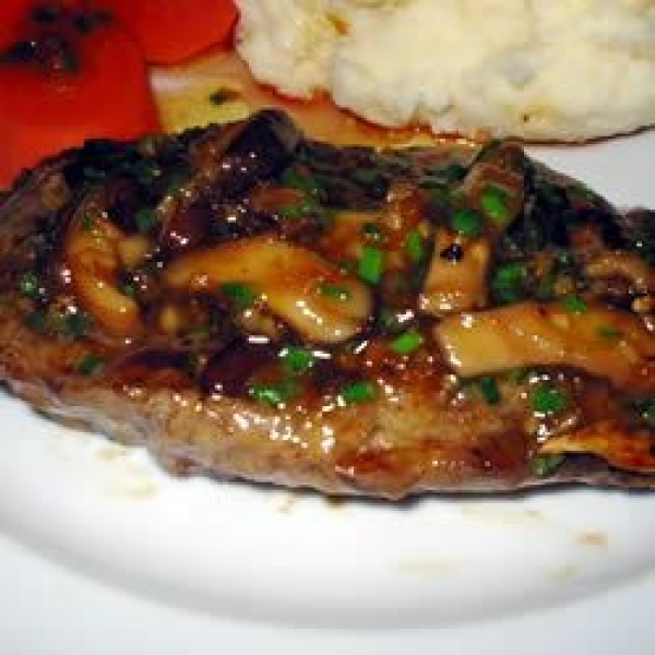 Beef Tenderloin with Ginger-Shiitake Brown Butter