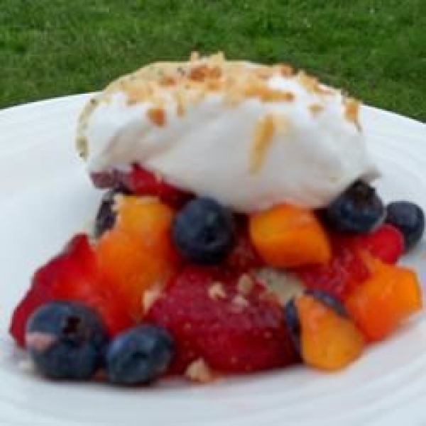 Summery Lime-Mango Shortcakes