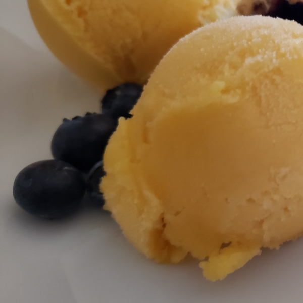 Peach and Pineapple Sorbet