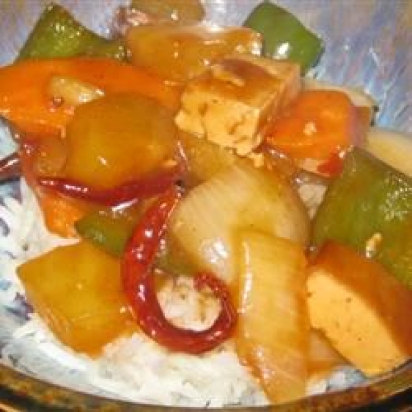Sweet and Sour Tofu Veggies
