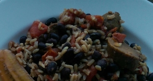 Brazilian Sweet Banana and Rice Dish