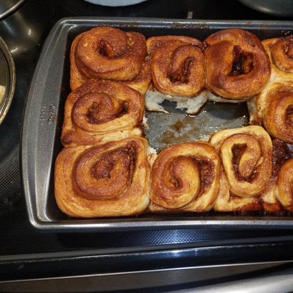 Ninety Minute Cinnamon Rolls