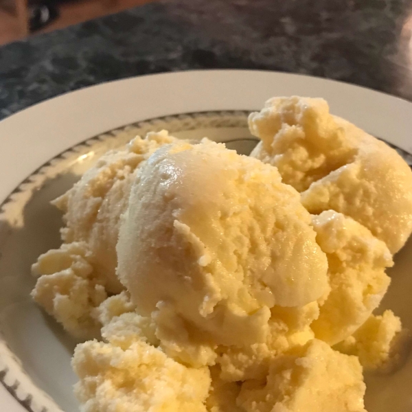 Georgia Peach Homemade Ice Cream