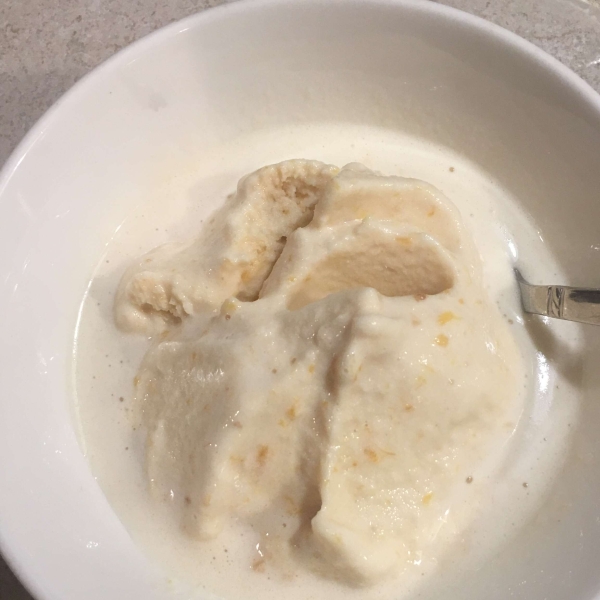 Georgia Peach Homemade Ice Cream