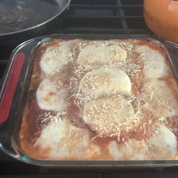 Eggplant Parmigiana with Margherita® Pepperoni
