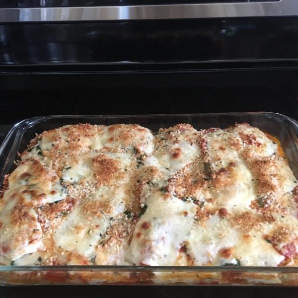 Eggplant Parmigiana with Margherita® Pepperoni