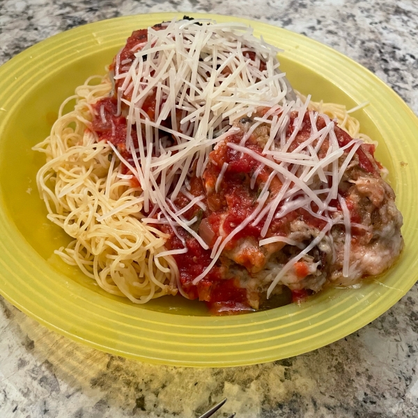 Eggplant Parmigiana with Margherita® Pepperoni