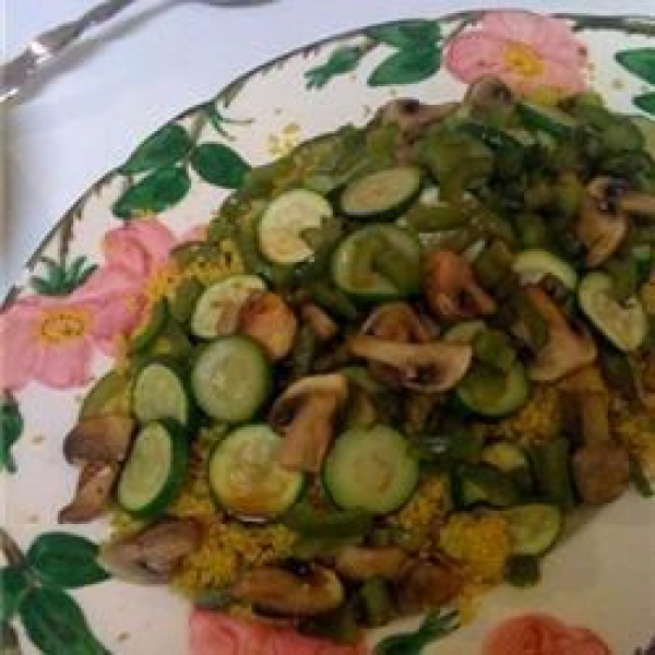Roasted Veggies with Couscous